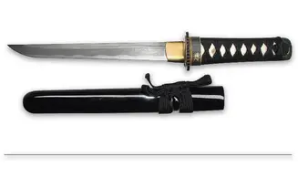 Black damask tanto