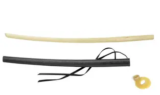 White Bokken with saya