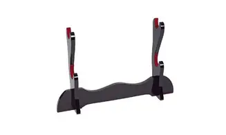 Lacquered 2-seater support