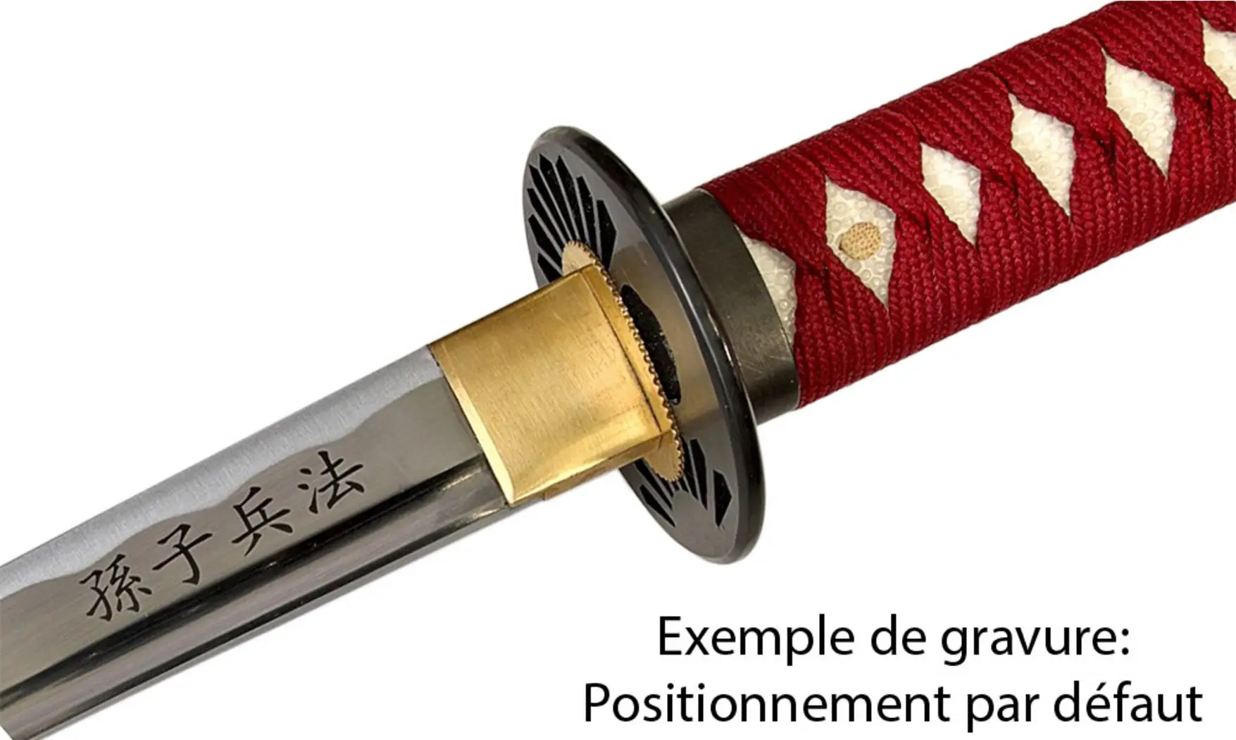 Gravure laser sur lame