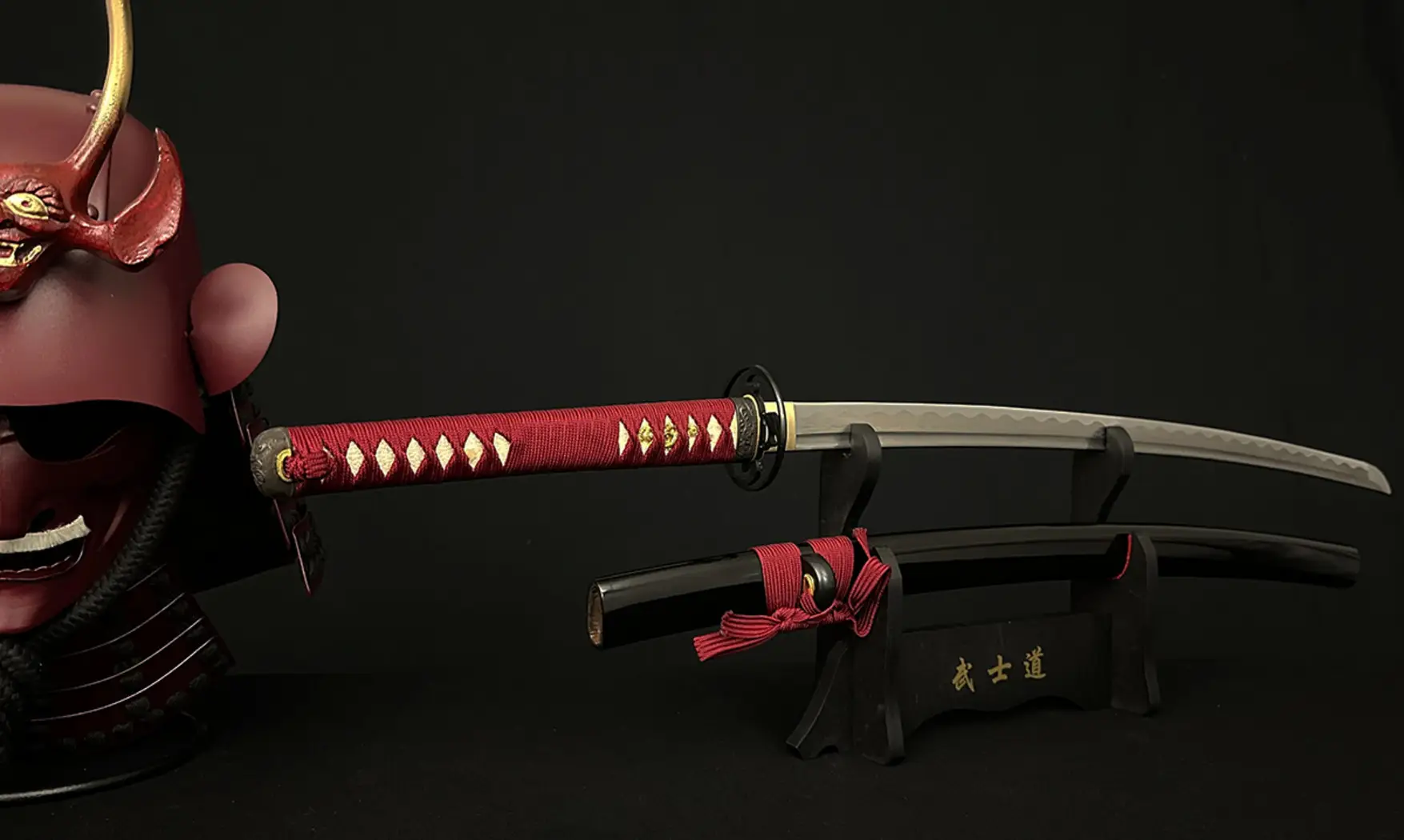 Katana Red Damascus