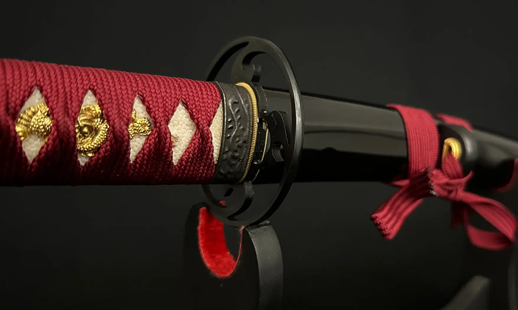 Katana Red Damascus