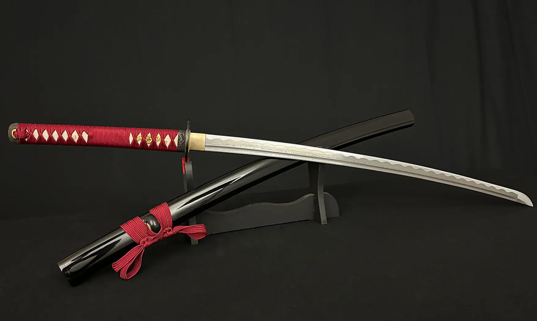 Katana Red Damascus