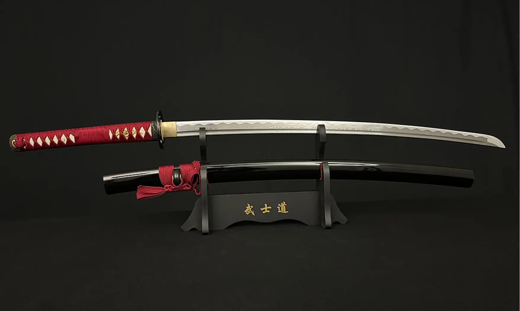 Katana Red Damascus